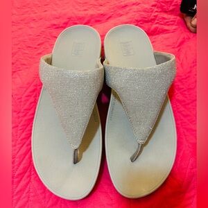 Fitflop Sparkling Silver Sandals